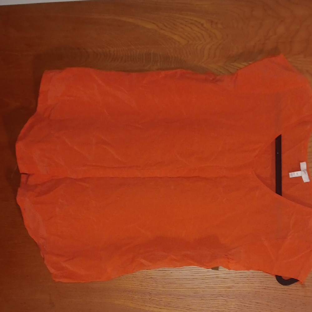 Joie Vibrant Orange Blouse